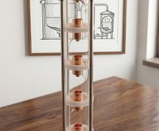 distilling column 5 floor for 64mm od triclamps