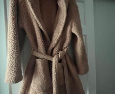 M&S Fluffy Hooded Dressing Gown