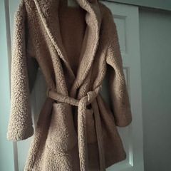 M&S Fluffy Hooded Dressing Gown
