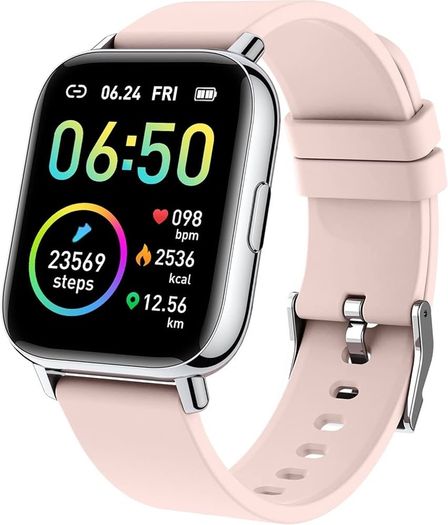 MULTIPLE COLOURS AVAILABLE Smart Watch, Fitness Tracker 1.69" Touch Screen Fitness Watch with Heart Rate Sleep Monitor, Step Counter for Men Women Activity Trackers IP68 Waterproof Smartwatch Sports for iOS Android