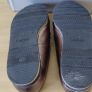Gabor Comfort Bronze Metallic Leather Chain Loafers Size UK 7 Image 4