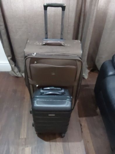 2 suit cases
