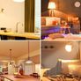 Bayonet Light Bulb, 60W Equivalent, Warm White 2700K, 8.5W 806lm B22 LED Bulb, BC A60 Energy Saving Lightbulbs, Nondimmable, Pack of 3 Image 3