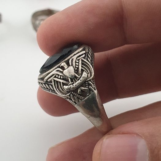Antique Heritage Ring Collection 15 Rustic Brass Jewellery Pieces