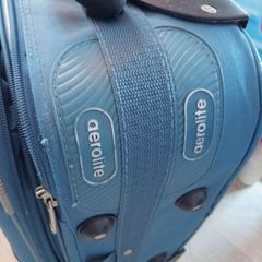 Aerolite blue cabin suitcase