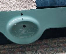 Glass Wall Hung Basin/Sink