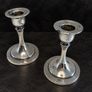 Vintage Oneida Silver-Plated Candlesticks Pair Image 3