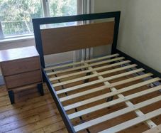 Double Bedframe and Matching Locker
