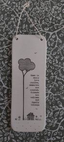 East of India ceramic wall ornament