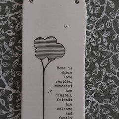 East of India ceramic wall ornament