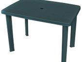 Garden Table Green 101x68x72 cm Plastic