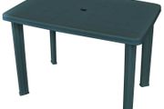 Garden Table Green 101x68x72 cm Plastic