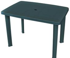 Garden Table Green 101x68x72 cm Plastic