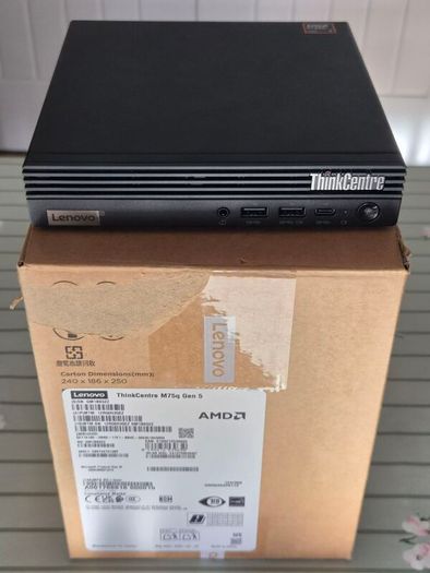 Brand New Lenovo ThinkCentre M75q Gen 5, Ryzen 7 PRO, 16GB RAM, 512GB SSD, Win 11 Pro