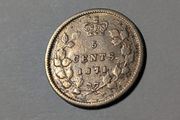 Canada silver 5 cent 1871.