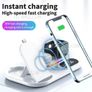 Wireless Charging Station with RGB Light and Digital Clock Image 7