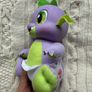 My Little Pony Talking Plush Spike the Dragon Newborn 2011 about 9" Used Dirty Please look at the pictures Image 5