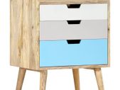 Bedside Cabinet 47x35x63 cm Solid Mango Wood