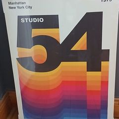 Large Retro Studio 54 Canvas