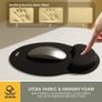 Keyboard and Mouse Mat Set, Ergonomic Gel Filled Mouse Pad with Wrist Cushion Support with Memory Foam for Computer and Laptop Image 4