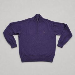 Gant Quarter Zip Men's Knit Jumper Size XL