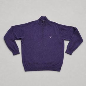 Gant Quarter Zip Men's Knit Jumper Size XL