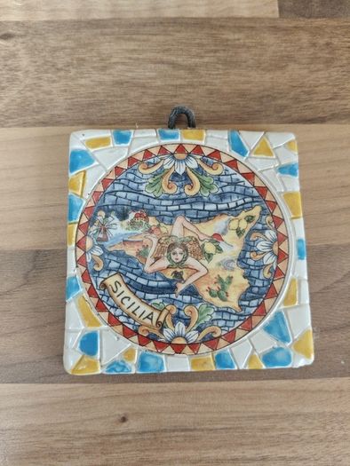 Sicilian Hand Painted Wall Plates