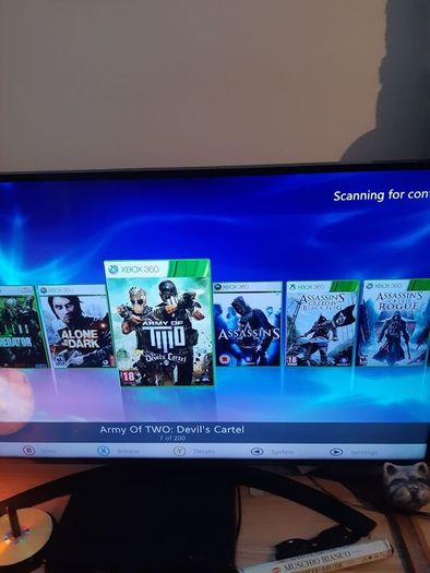 Xbox 360 Slim 1TB RGH Modded With 100s Of Games