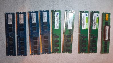 PC Memory RAM Desktop DDR2 240 Pin - 1024MB 1GB sticks