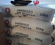 Premixed lime mortar