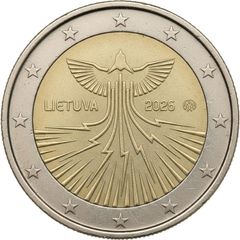 Lithuania 2 Euro Commemorative Coin 2026 - Energy Independence. Uncirculated.