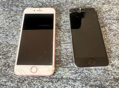 2 Apple iPhones - iPhone 5s & iPhone 6s Plus - Unlocked