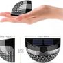8 Pack Solar LED Fence Garden Lights - Solar Powered Outdoor Wireless LED Lights Waterproof Decoration Lamp for Railing Fence, Deck, Step Yard Patio (Pack of 8) Image 3