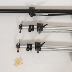Three Manfrotto Wall Mounts for studio lights