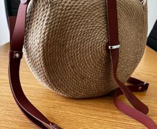 Handmade Jute & Leather Bag