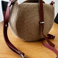 Handmade Jute & Leather Bag