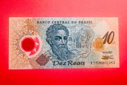 Brazil   10  Reals   2000  Pick  248a  Polymer / Plastic  Scarce  ( Uncirculated )
