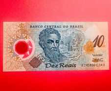 Brazil   10  Reals   2000  Pick  248a  Polymer / Plastic  Scarce  ( Uncirculated )