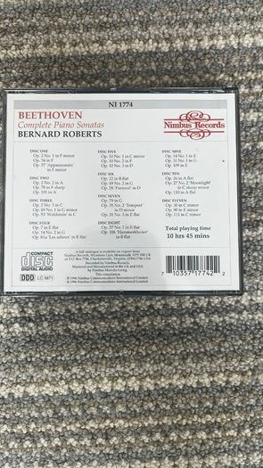 Beethoven complete piano sonatas