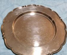 Antique Silver Platter