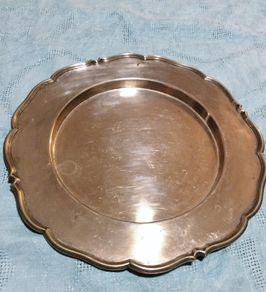 Antique Silver Platter