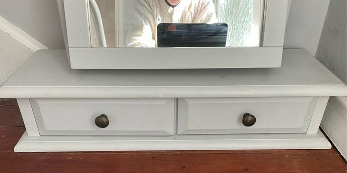 Swing Dressing Table Mirror with Drawers