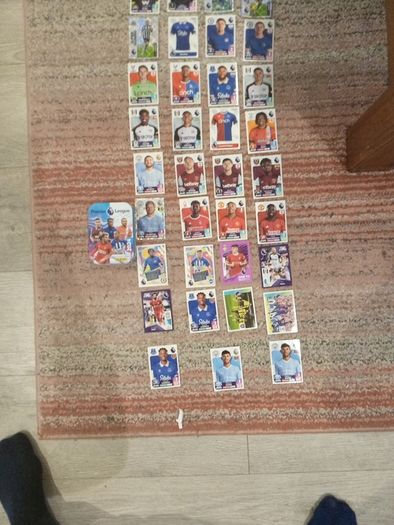 Premier league panini official sticker collection you can buy the whole box for 7 euros