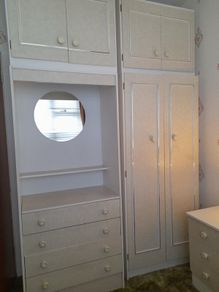 Wardrobes and bedside locker