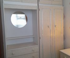 Wardrobes and bedside locker