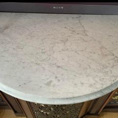 Marble table work top plinth