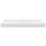 Wash Basin 120x46x11 cm Mineral Cast/Marble Cast White Image 3