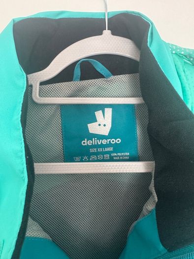 weatherproof jacket Deliveroo XL new