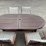 Garden table and chairs. Image 6
