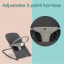 Baby Rocker, 0 2 years, Lightweight (2.7 kg), Ultra-Flat Folding, Adjustable Backrest, Removable Toy Arch, 3-point Harness, Stationary Mode, Tinted Graphite Image 6